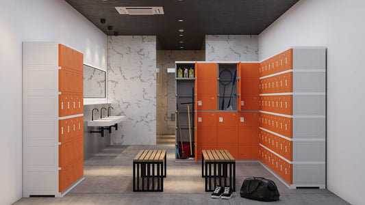 Maximizing Office Space: Innovative Locker Room Storage Solutions by Nilkamal Edge