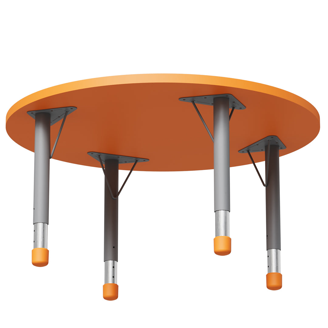 Orange Circle Kindergarten Desk