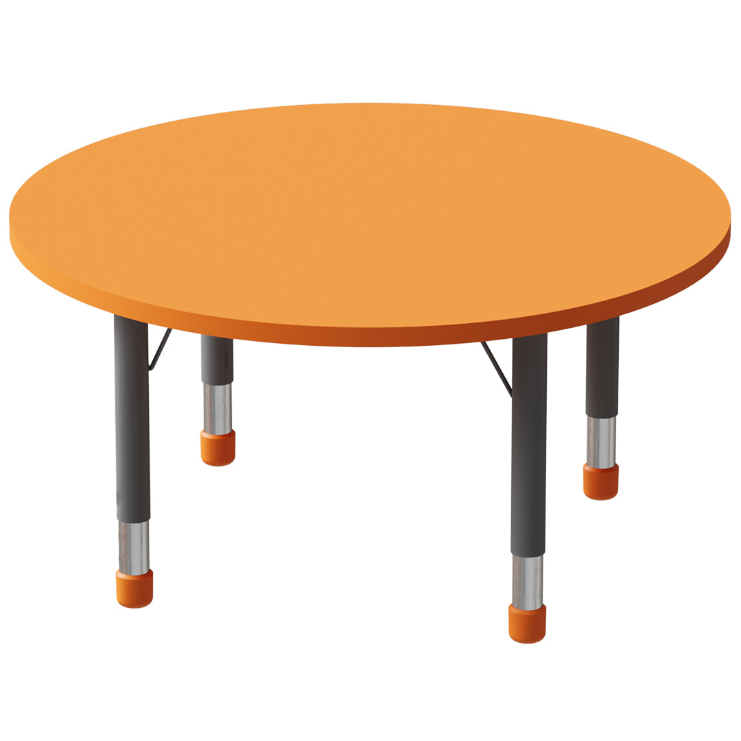 Orange Circle Kindergarten Desk