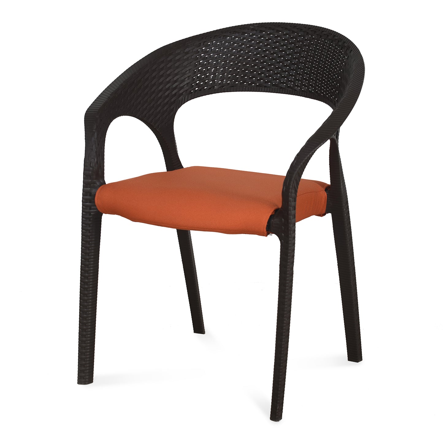 Left side view of Plastic Club Chair