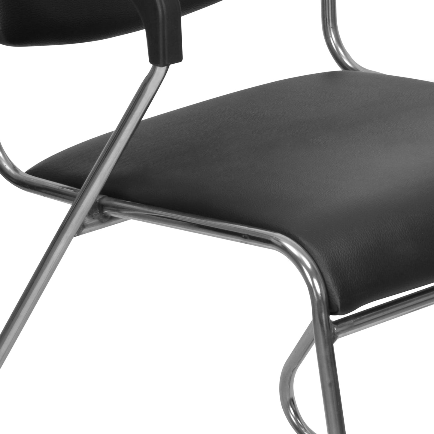 Contract 11 Visitor Chair Soft PVC with Arm