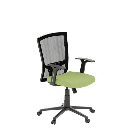Flow Office Chair - Mesh - Mid Back - Moss Green