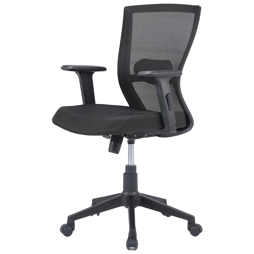 Hexon Office Chair Mesh Mid Back with Adjustable Armrest