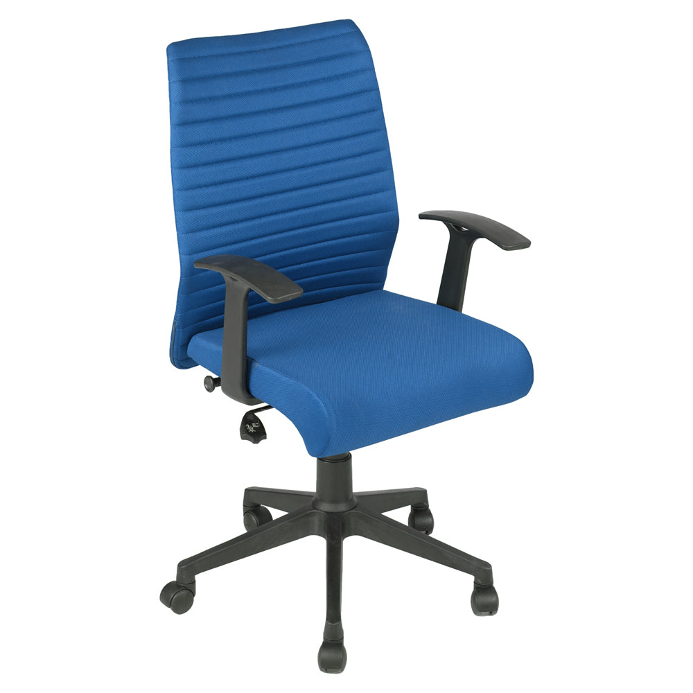 Buy Blue Sleek Design Thames Mid Back Office Chair | Nilkamal Edge